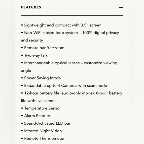 Infant Optics DXR- 8 baby monitor - Picture 5 of 5